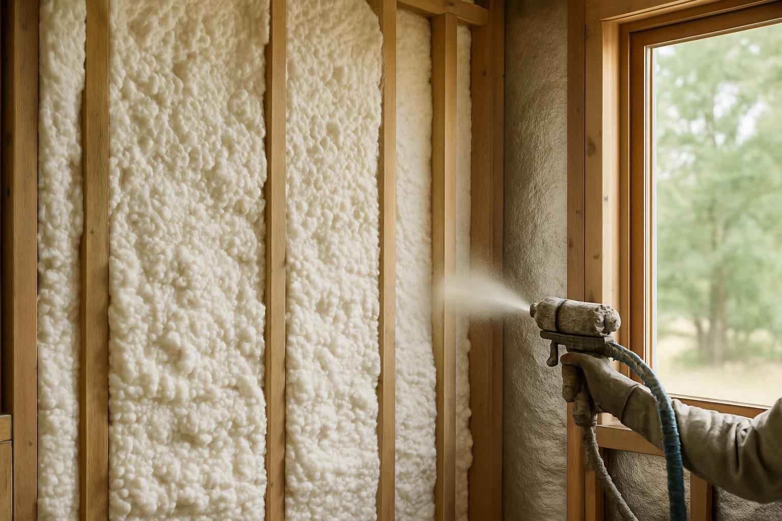 Open Cell Wall Insulation in Mason TX