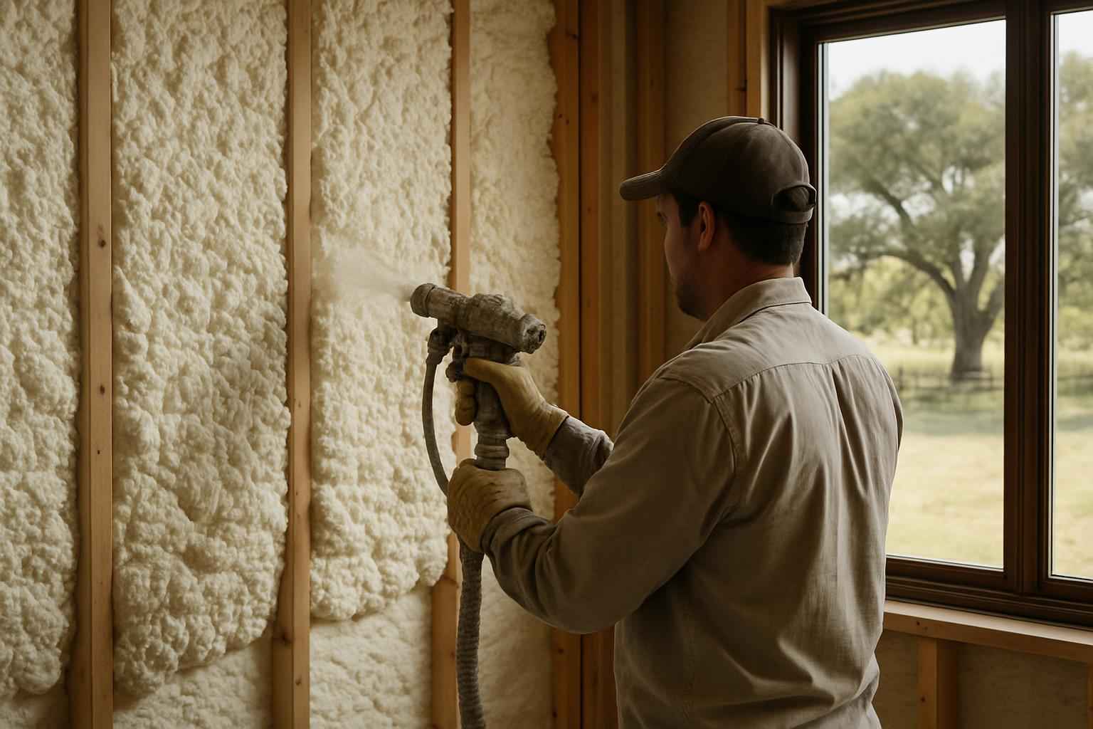 Open Cell Wall Insulation in Medina TX