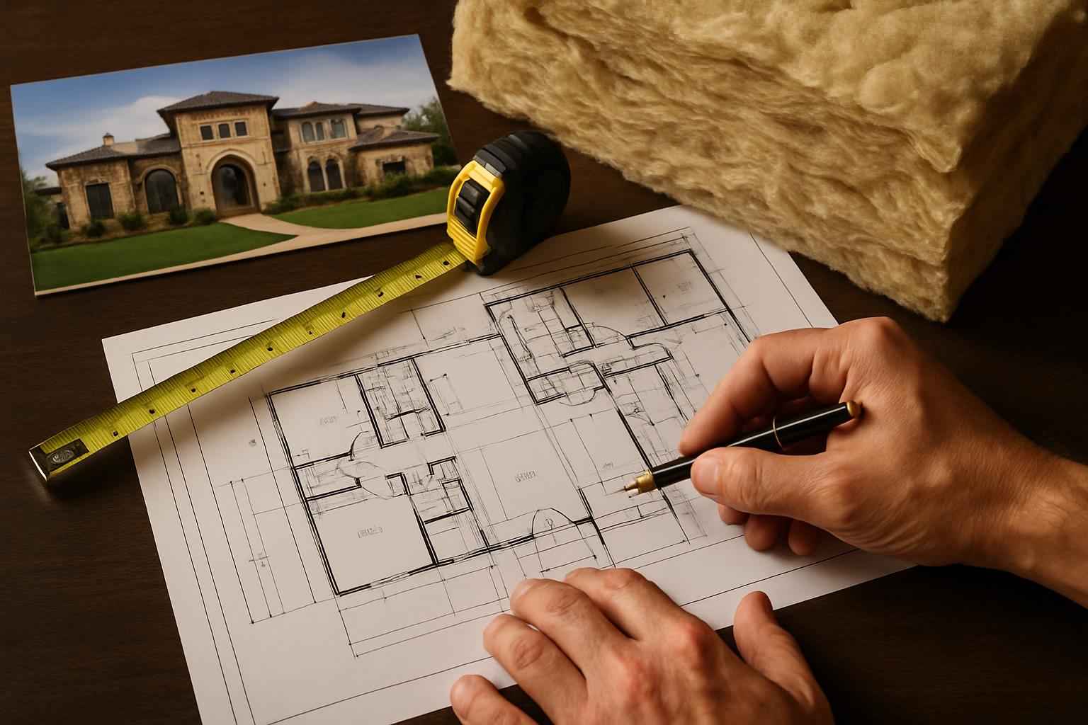 Plan Takeoff Insulation Quote in Marble Falls TX