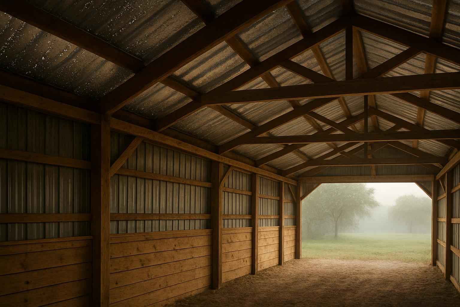 Pole Barn Condensation Control in Mason TX