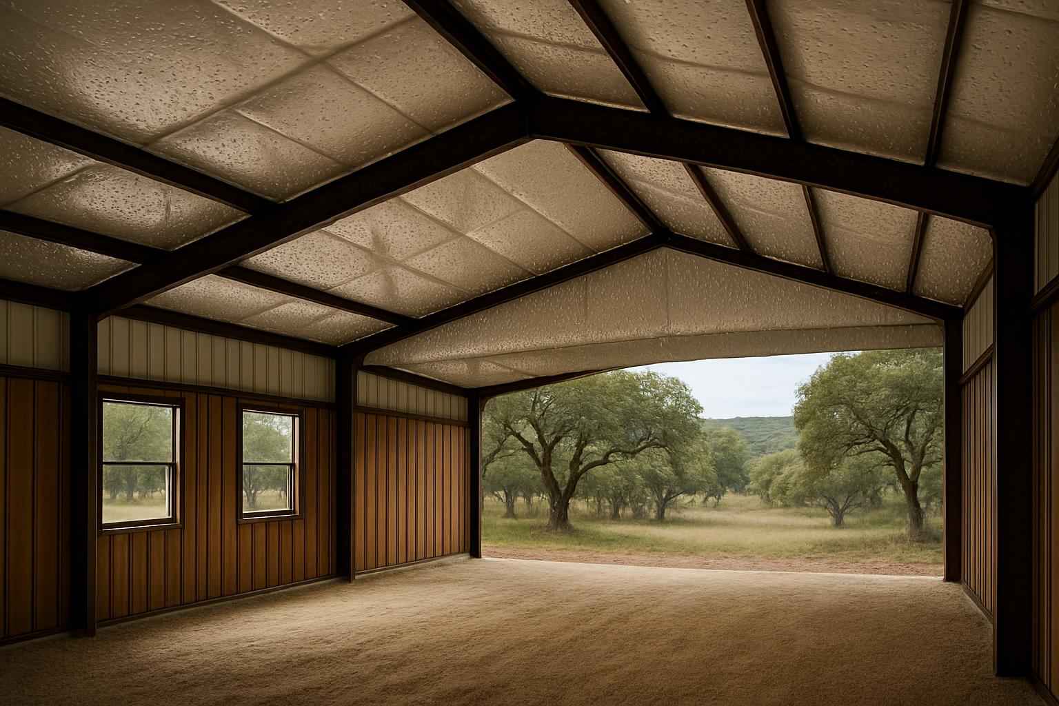Pole Barn Condensation Control in Pipe Creek TX