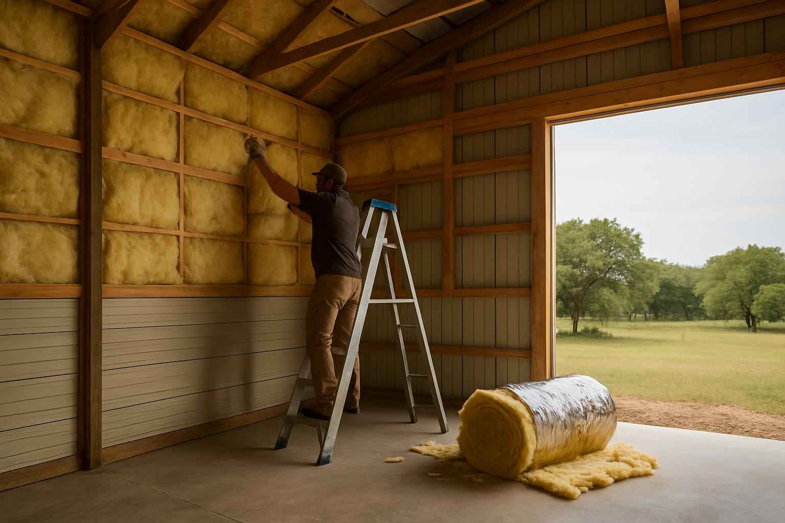 Pole Barn Insulation Repair in Fischer TX
