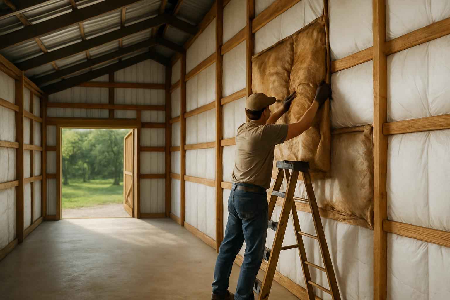 Pole Barn Insulation Repair in Marble Falls TX