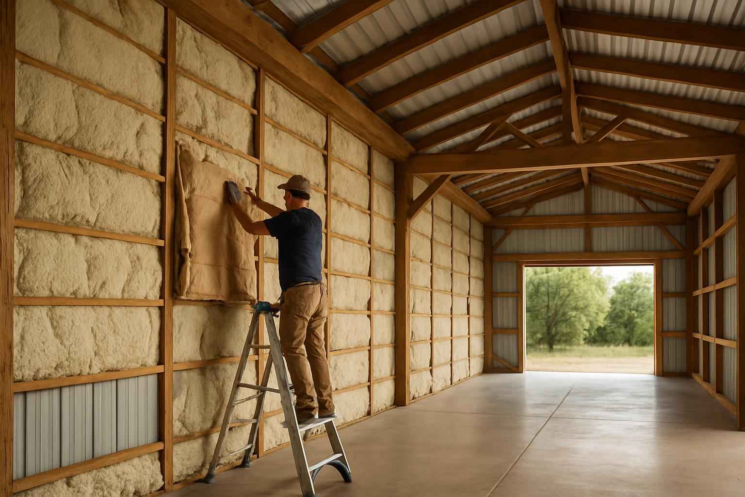 Pole Barn Insulation Repair in Medina TX