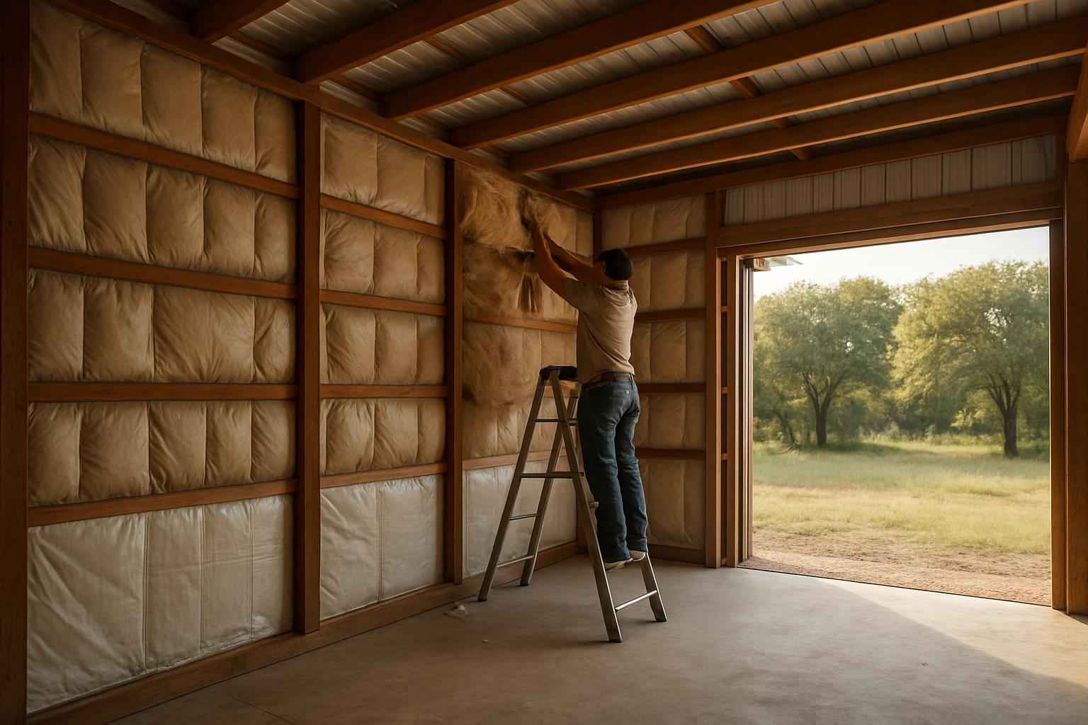 Pole Barn Insulation Repair in Pipe Creek TX