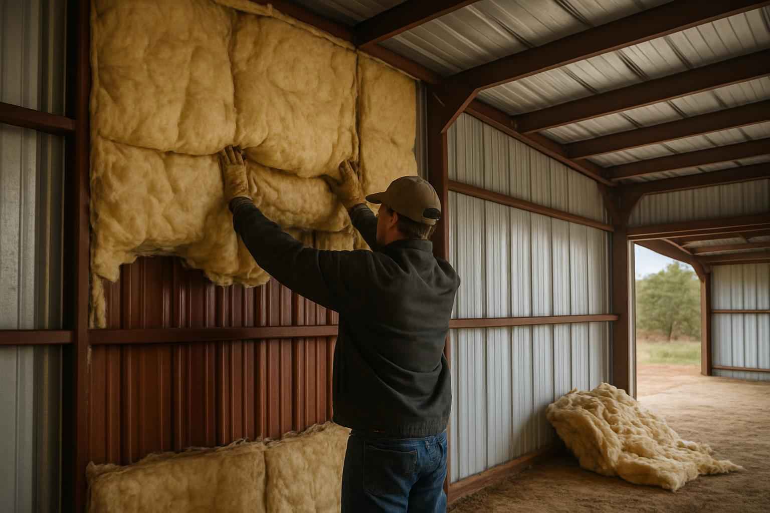 Pole Barn Insulation Repair in Pontotoc TX