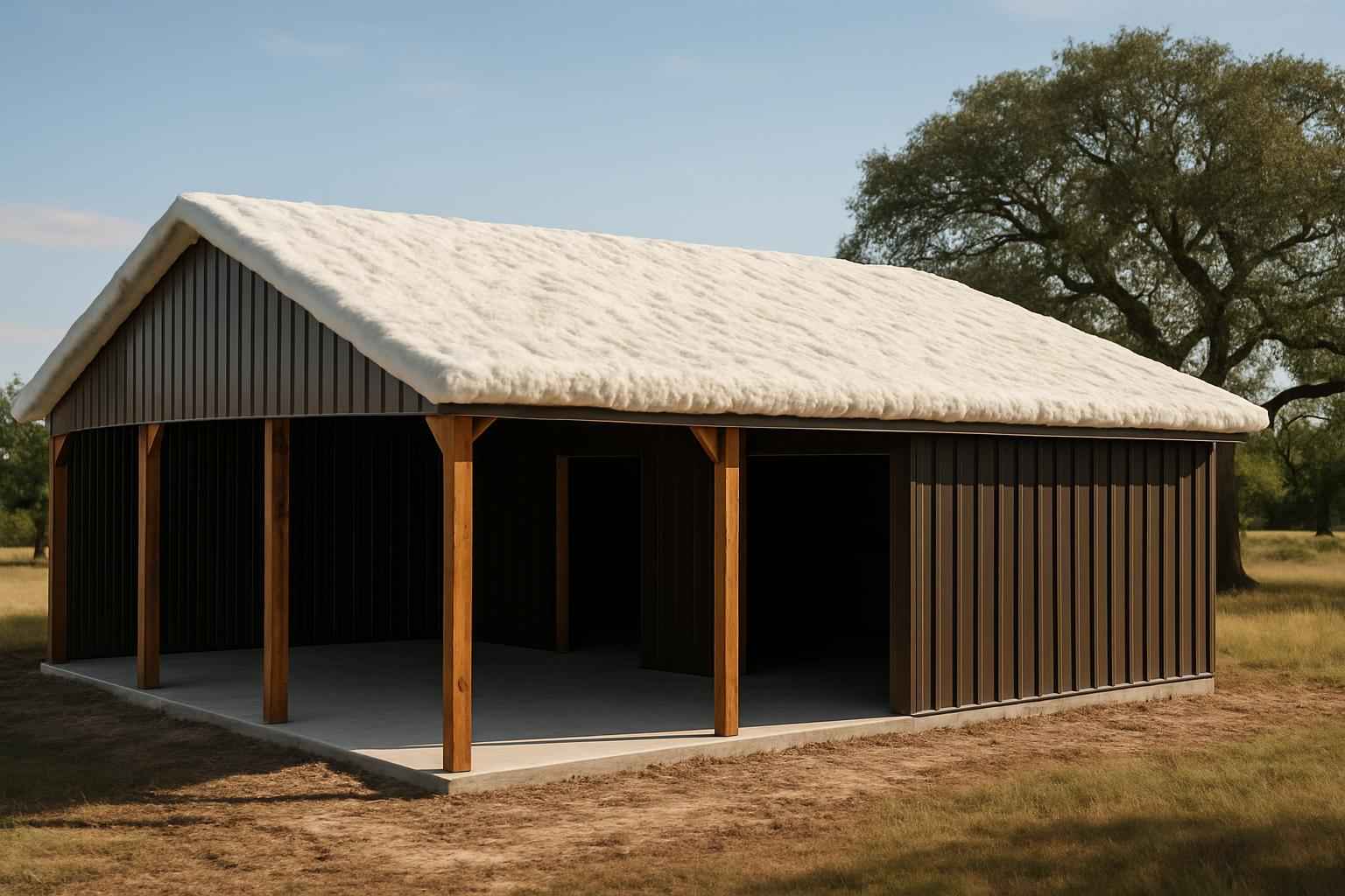 Pole Barn Roof Foam in Medina TX
