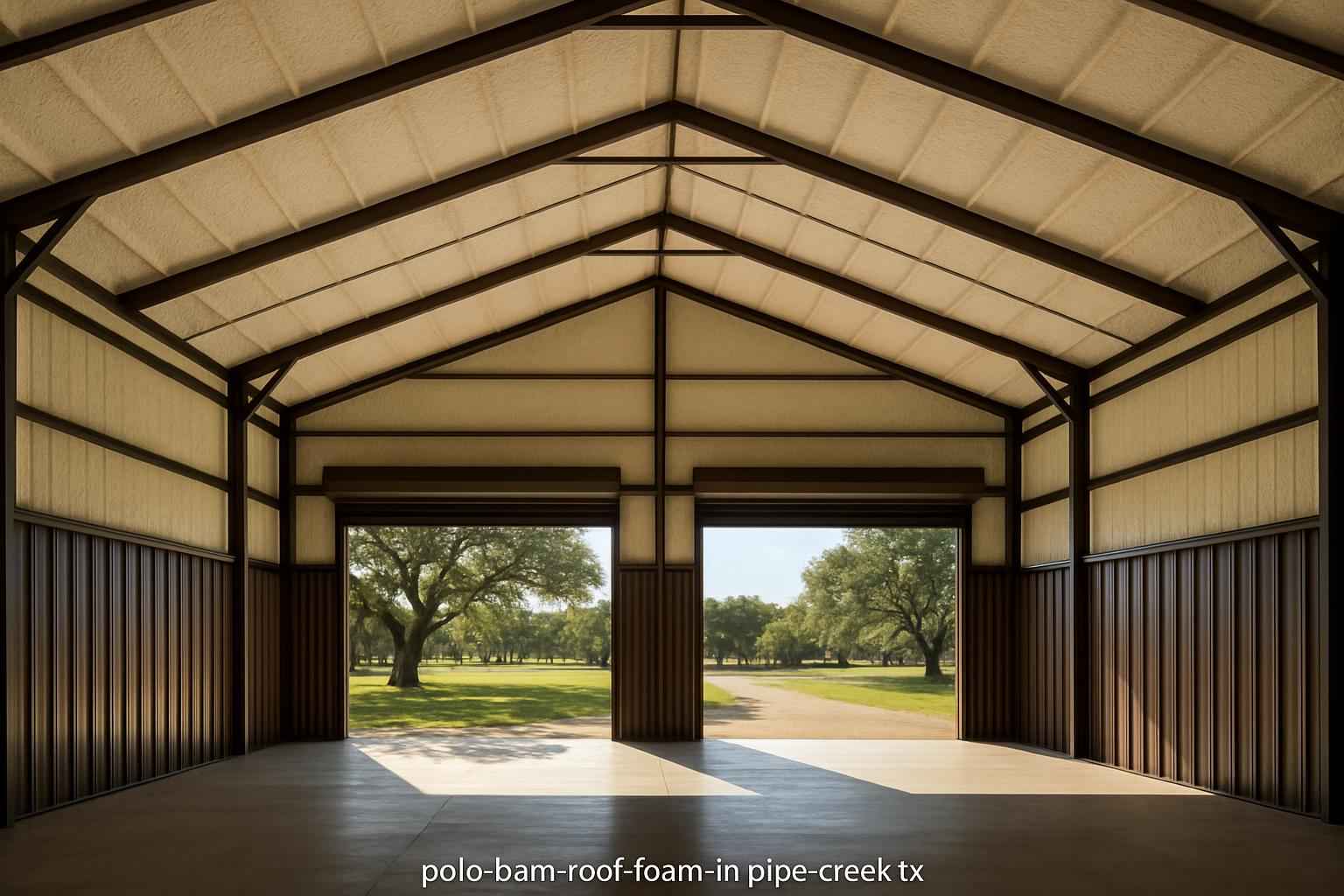 Pole Barn Roof Foam in Pipe Creek TX