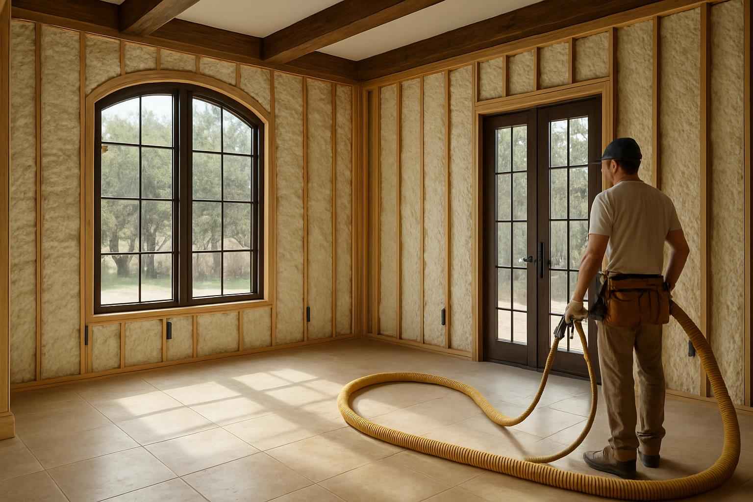 Prep for Spray Foam Installation in Pipe Creek TX