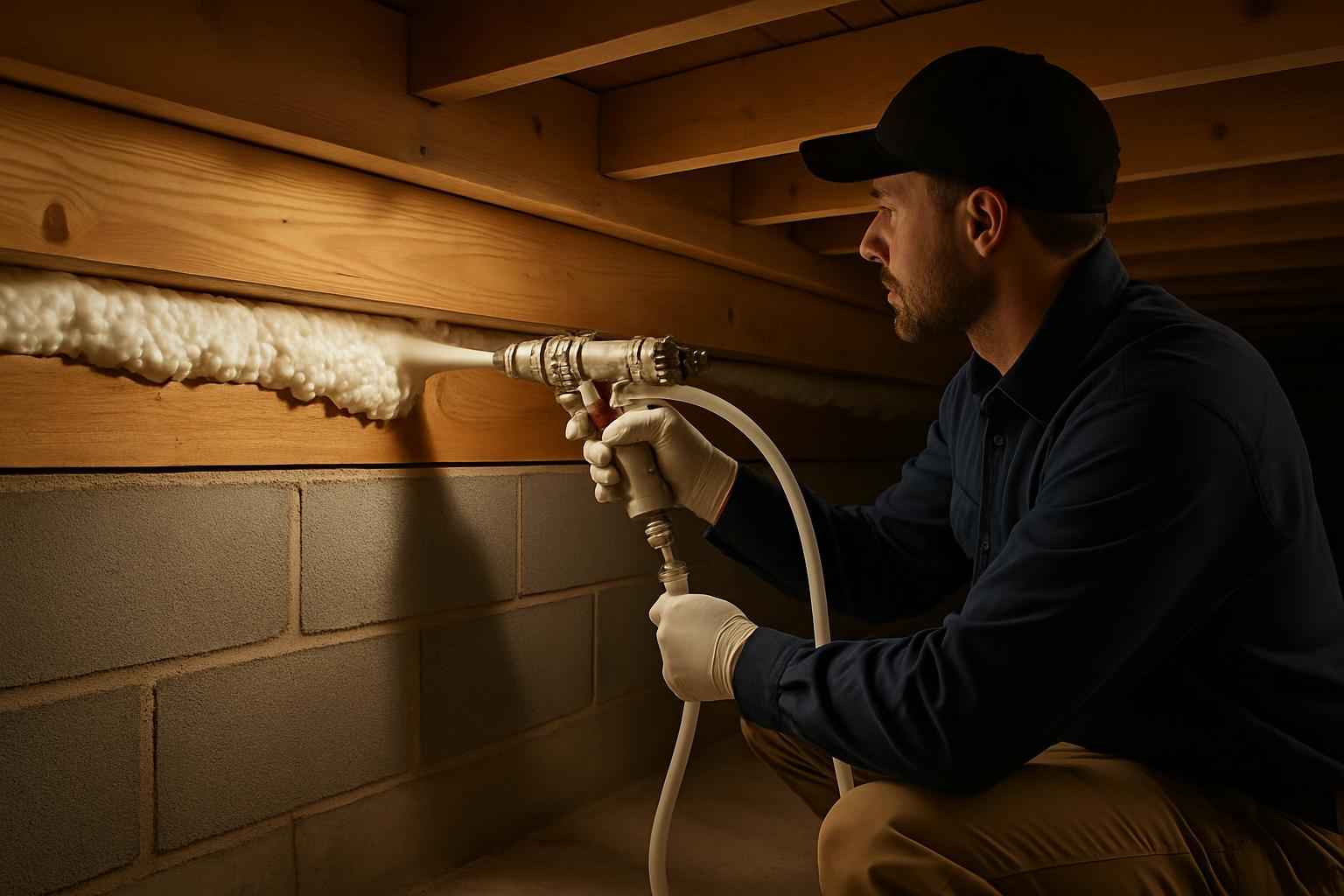 Rim Joist Air Seal Installer in Cottonwood Shores TX