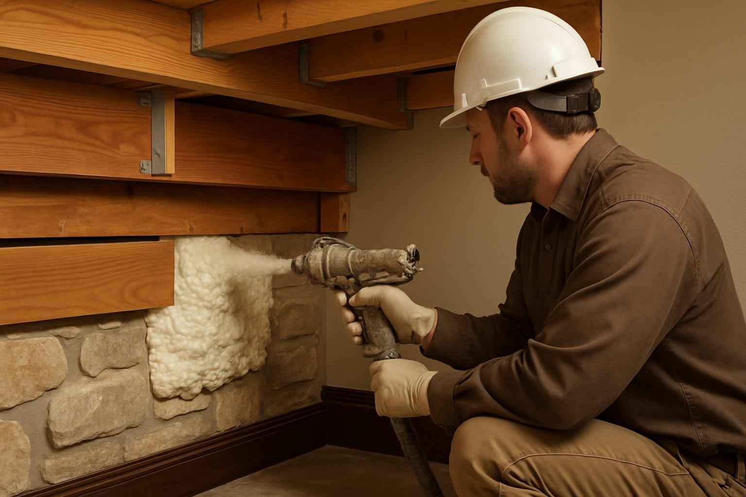 Rim Joist Air Seal Installer in Marble Falls TX