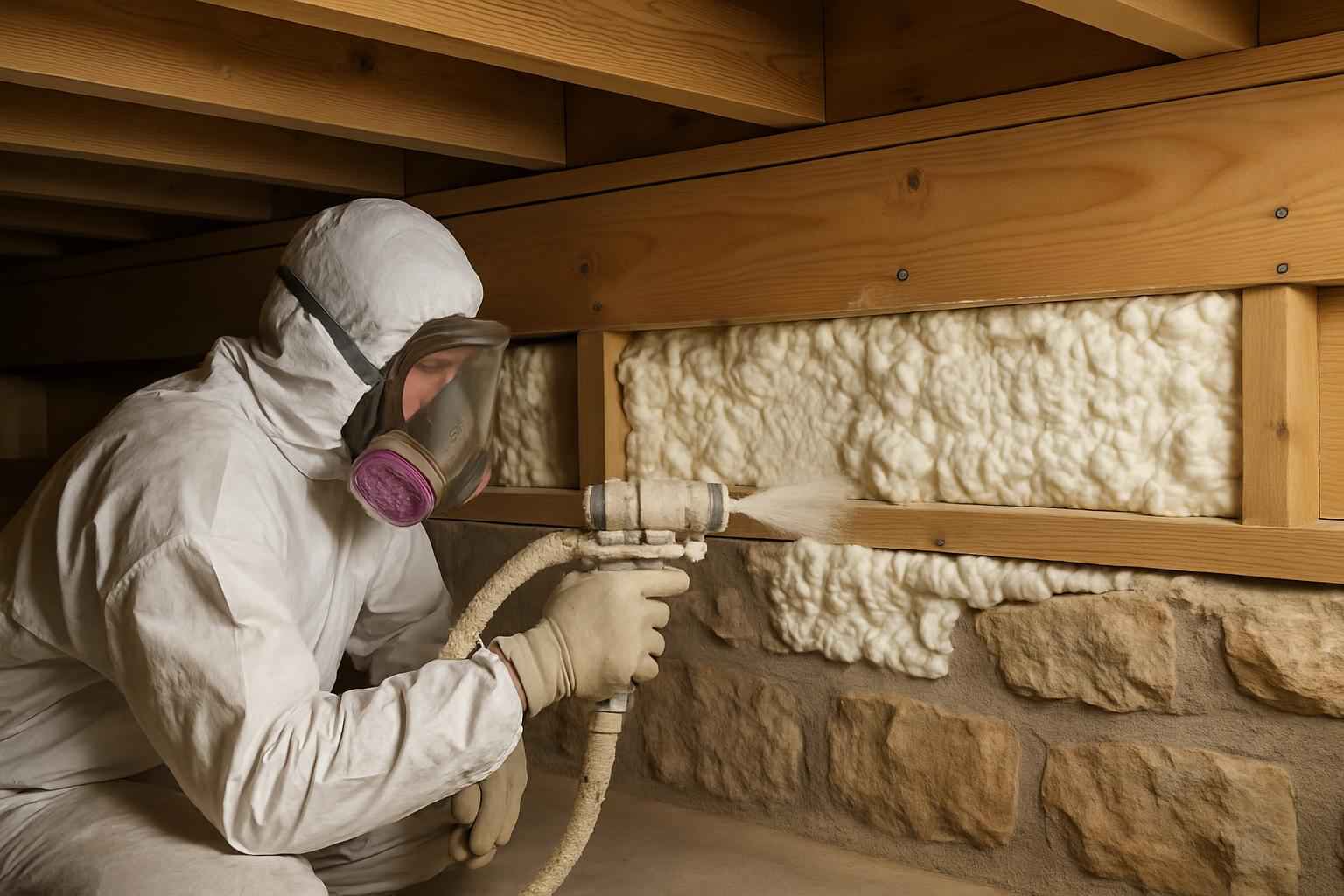Rim Joist Spray Foam Installer in Marble Falls TX