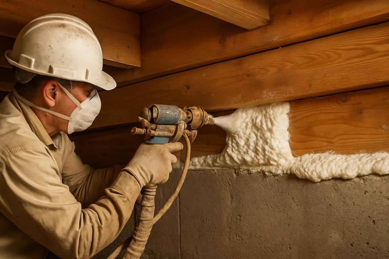 Rim Joist Spray Foam Installer in Mason TX