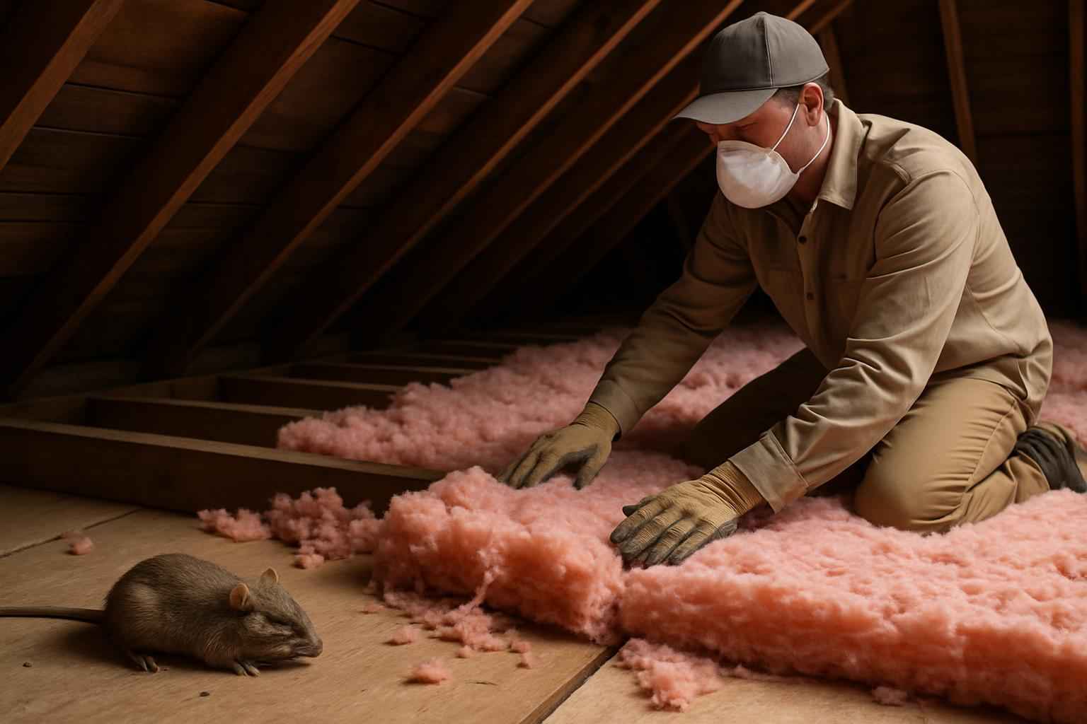 Rodent Damage Insulation Replacement in Burnet TX