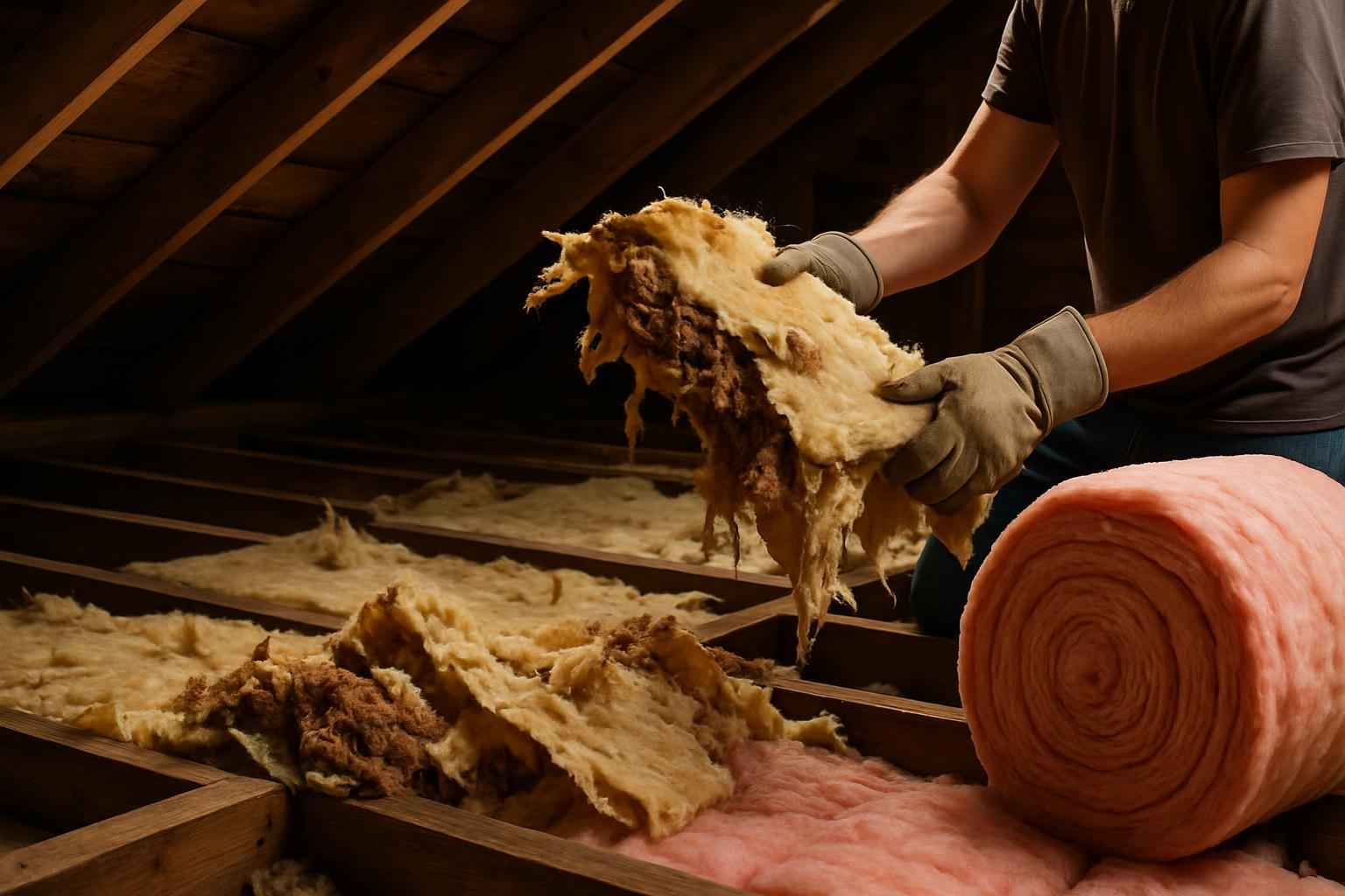 Rodent Damage Insulation Replacement in Cottonwood Shores TX