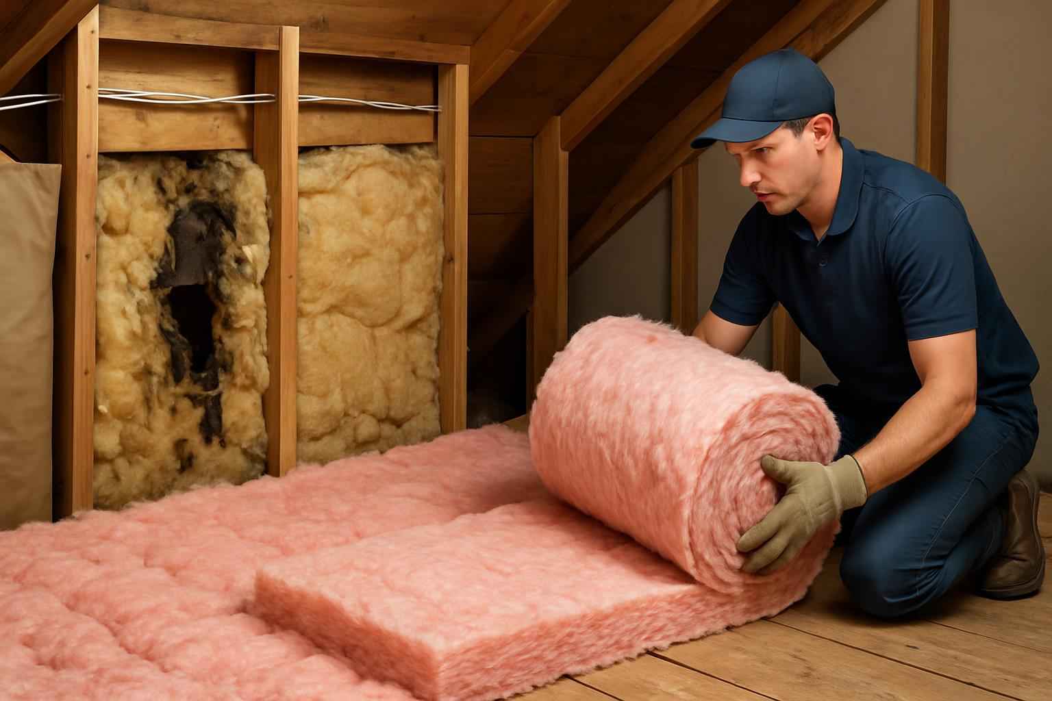 Rodent Damage Insulation Replacement in Marble Falls TX