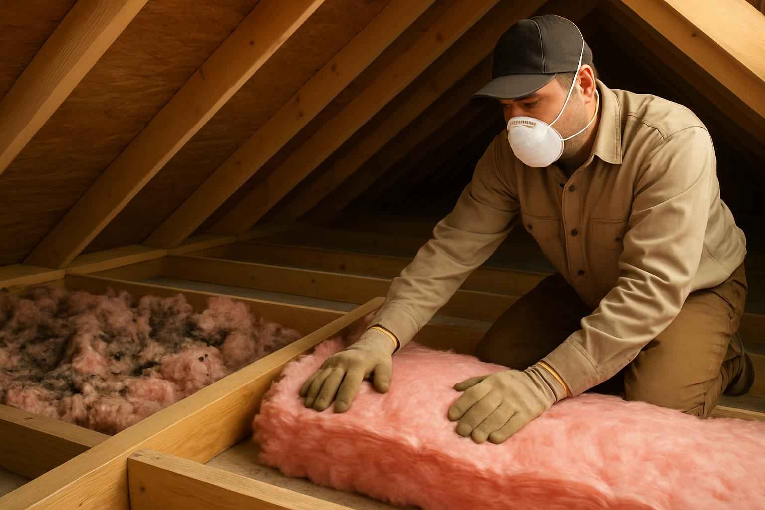 Rodent Damage Insulation Replacement in Pipe Creek TX