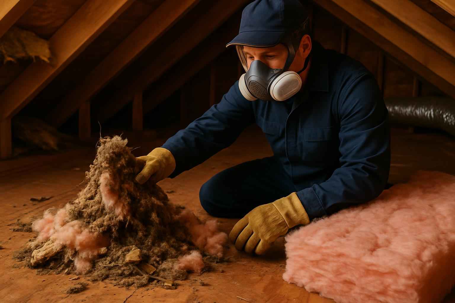 Rodent Damage Insulation Replacement in Pontotoc TX