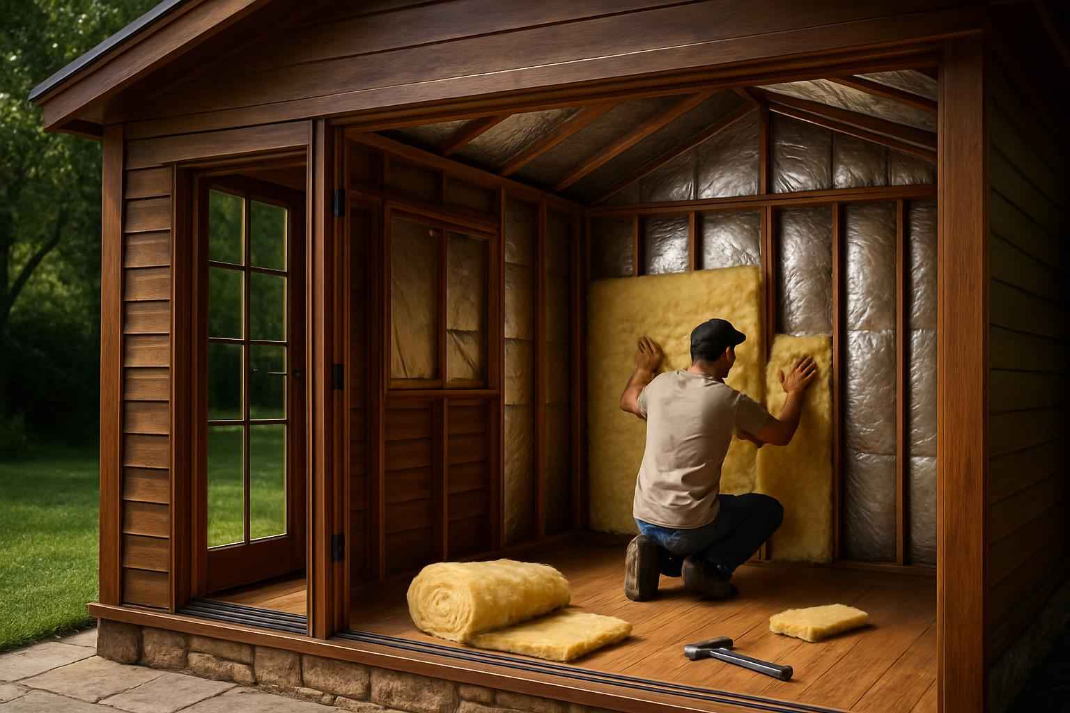 Shed Insulation Repair in Marble Falls TX