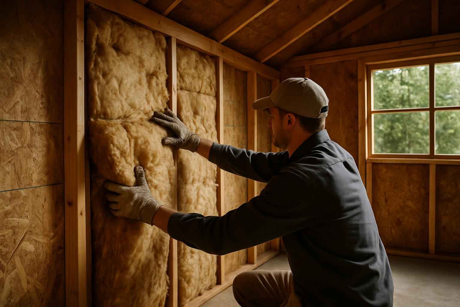 Shed Insulation Repair in Mason TX