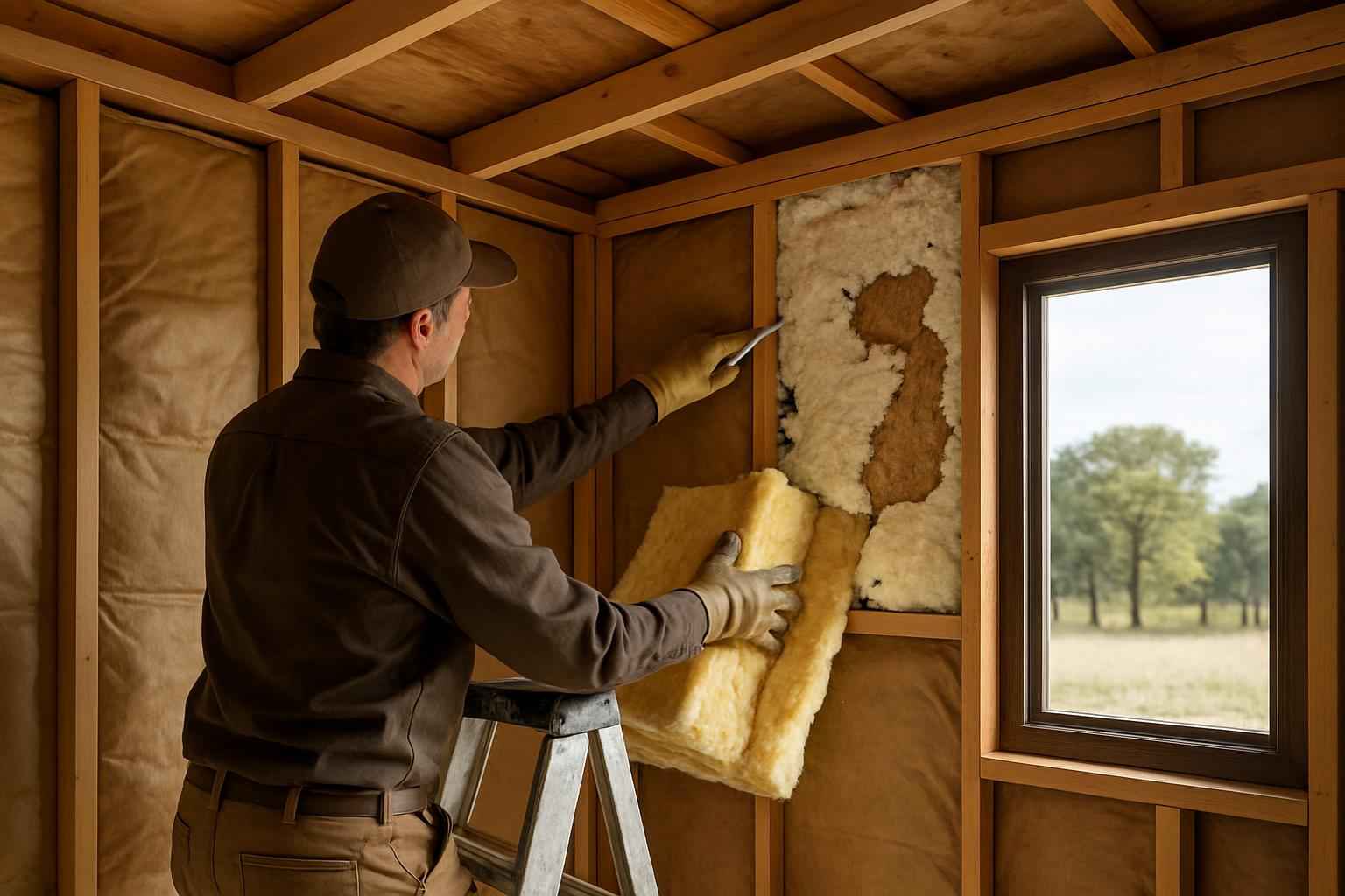 Shed Insulation Repair in Pontotoc TX