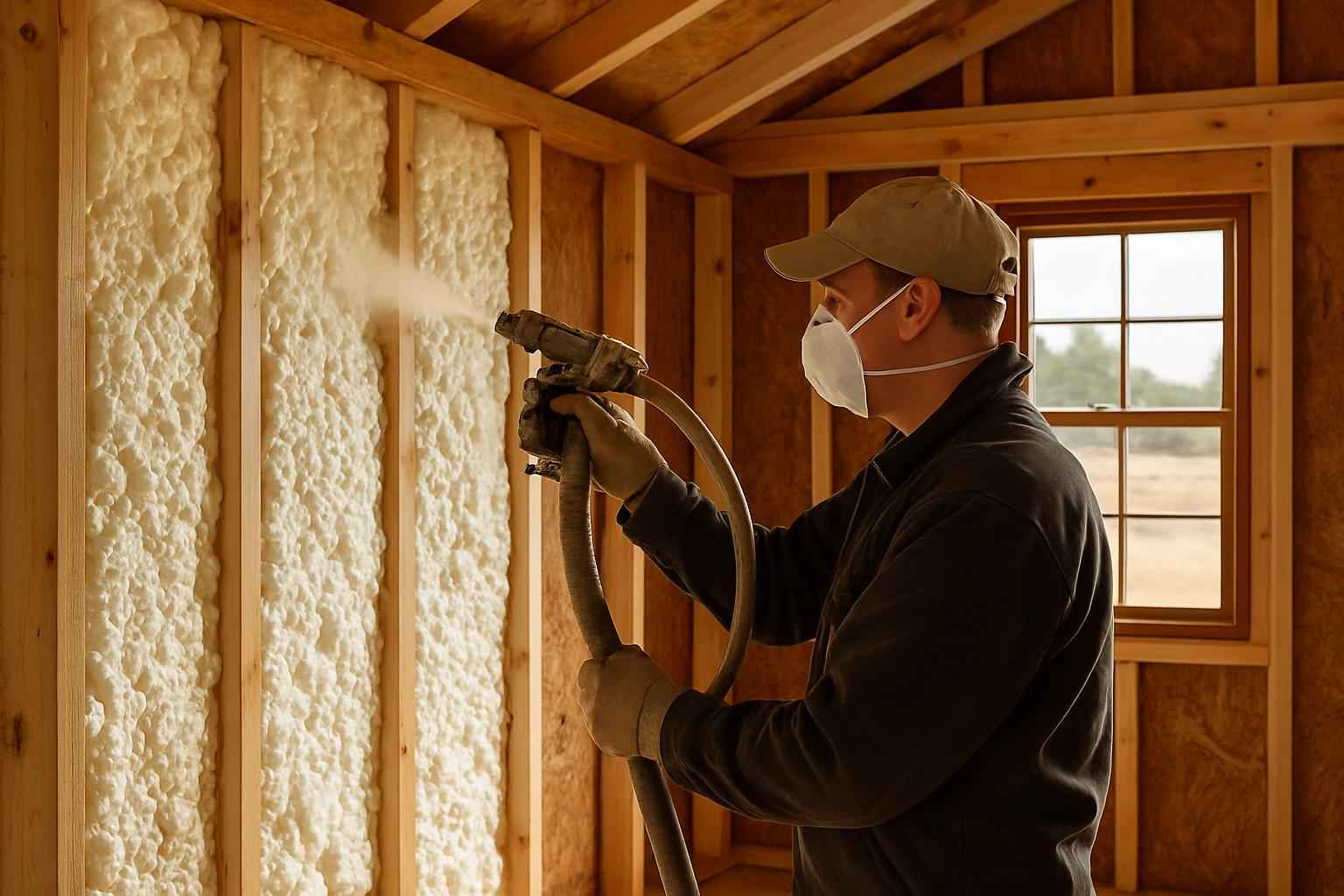 Shed Insulation Retrofit in Mason TX