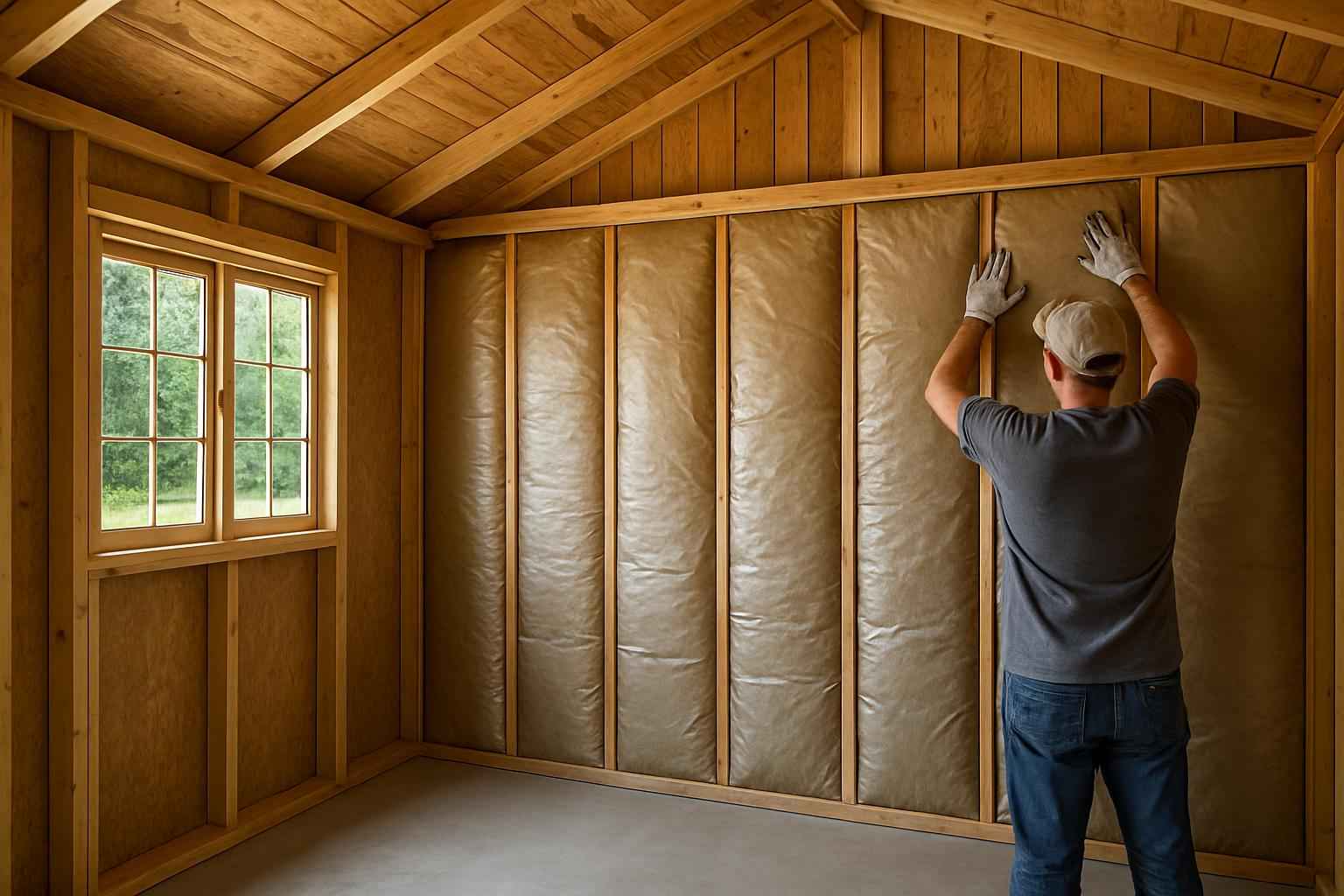 Shed Insulation Retrofit in Medina TX