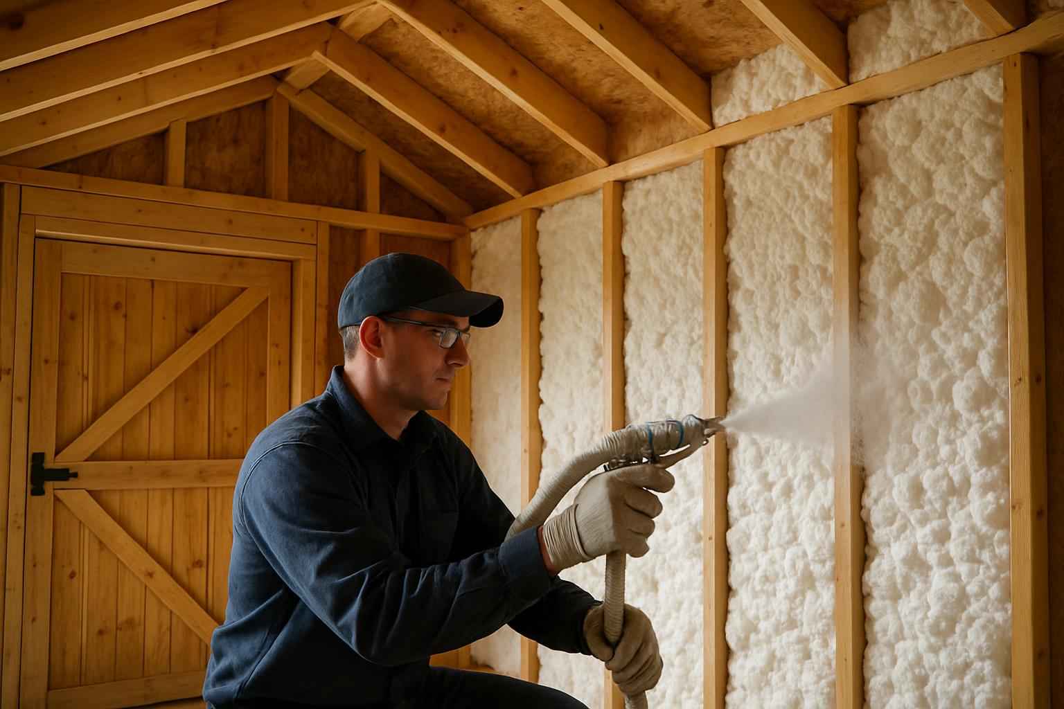 Shed Insulation Retrofit in Pontotoc TX