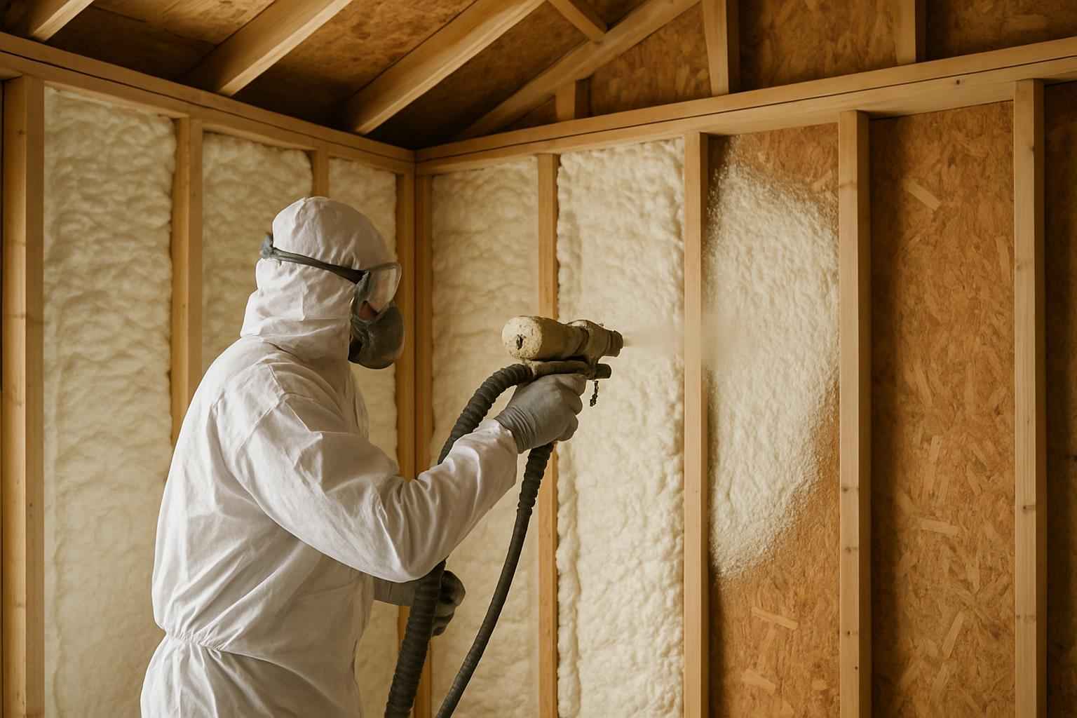 Shed Wall Foam Service in Burnet TX