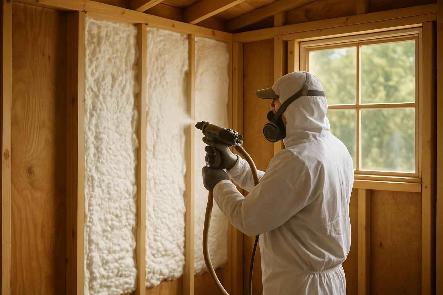 Shed Wall Foam Service in Medina TX