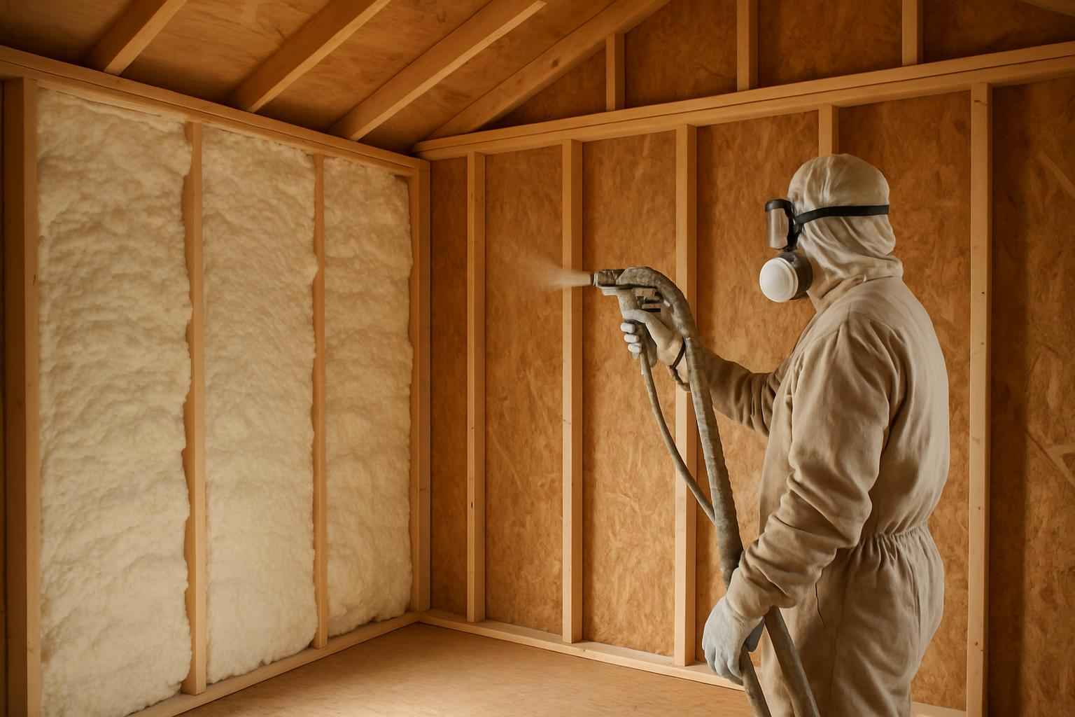 Shed Wall Foam Service in Pipe Creek TX