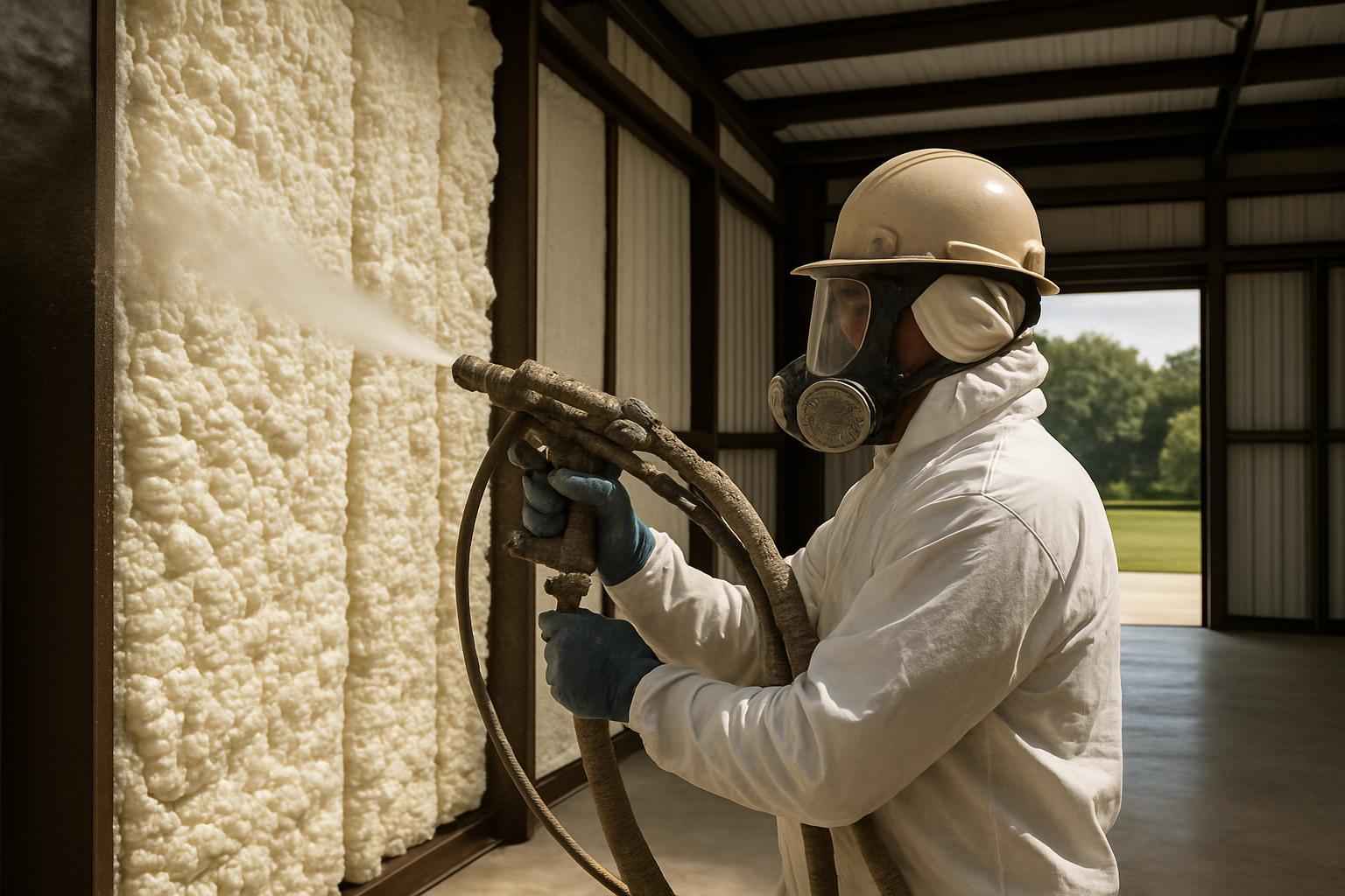 Shop Building Foam Installer in Medina TX