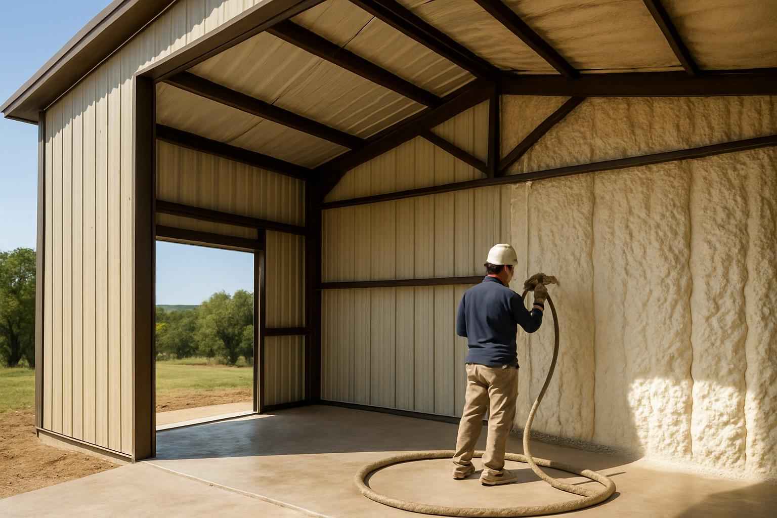 Shop Building Foam Installer in Pipe Creek TX