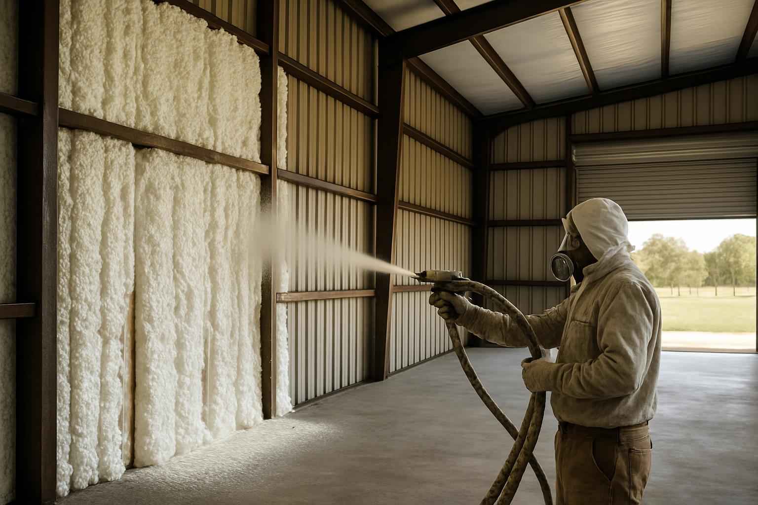 Shop Building Foam Installer in Pontotoc TX