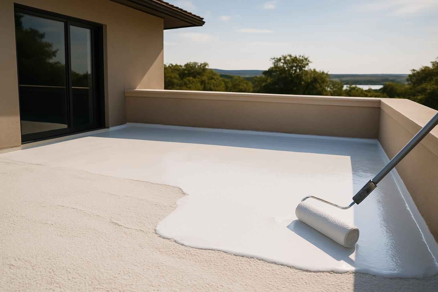 Silicone Coating Over Foam in Cottonwood Shores TX