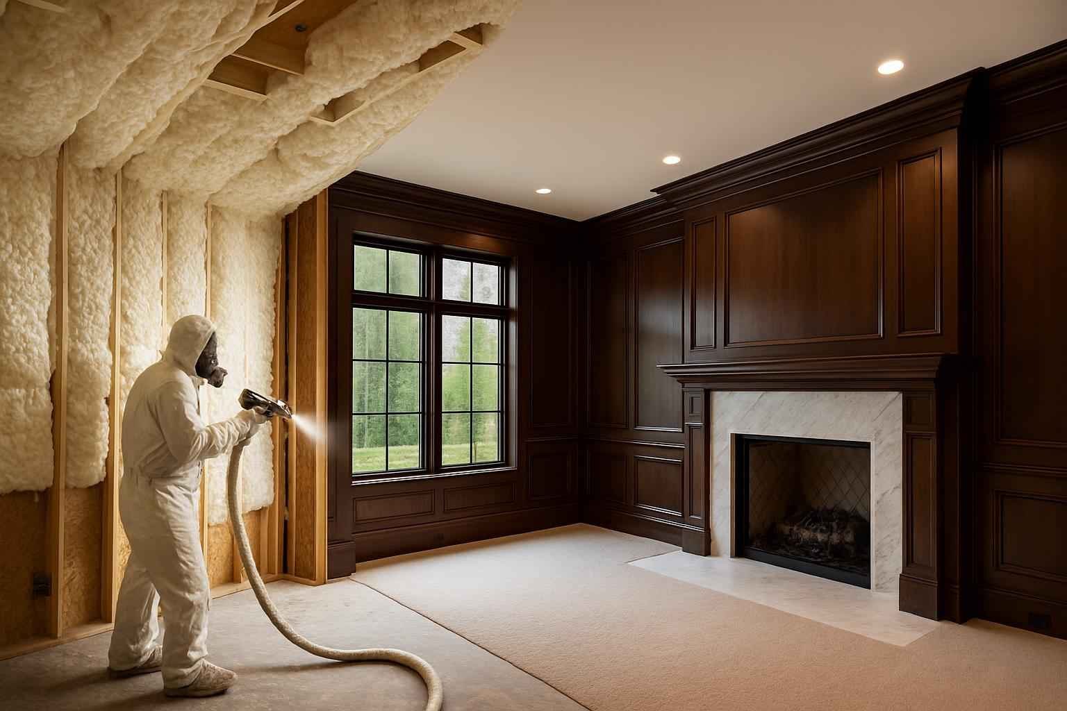 Tenant Finish Foam Insulation in Mason TX