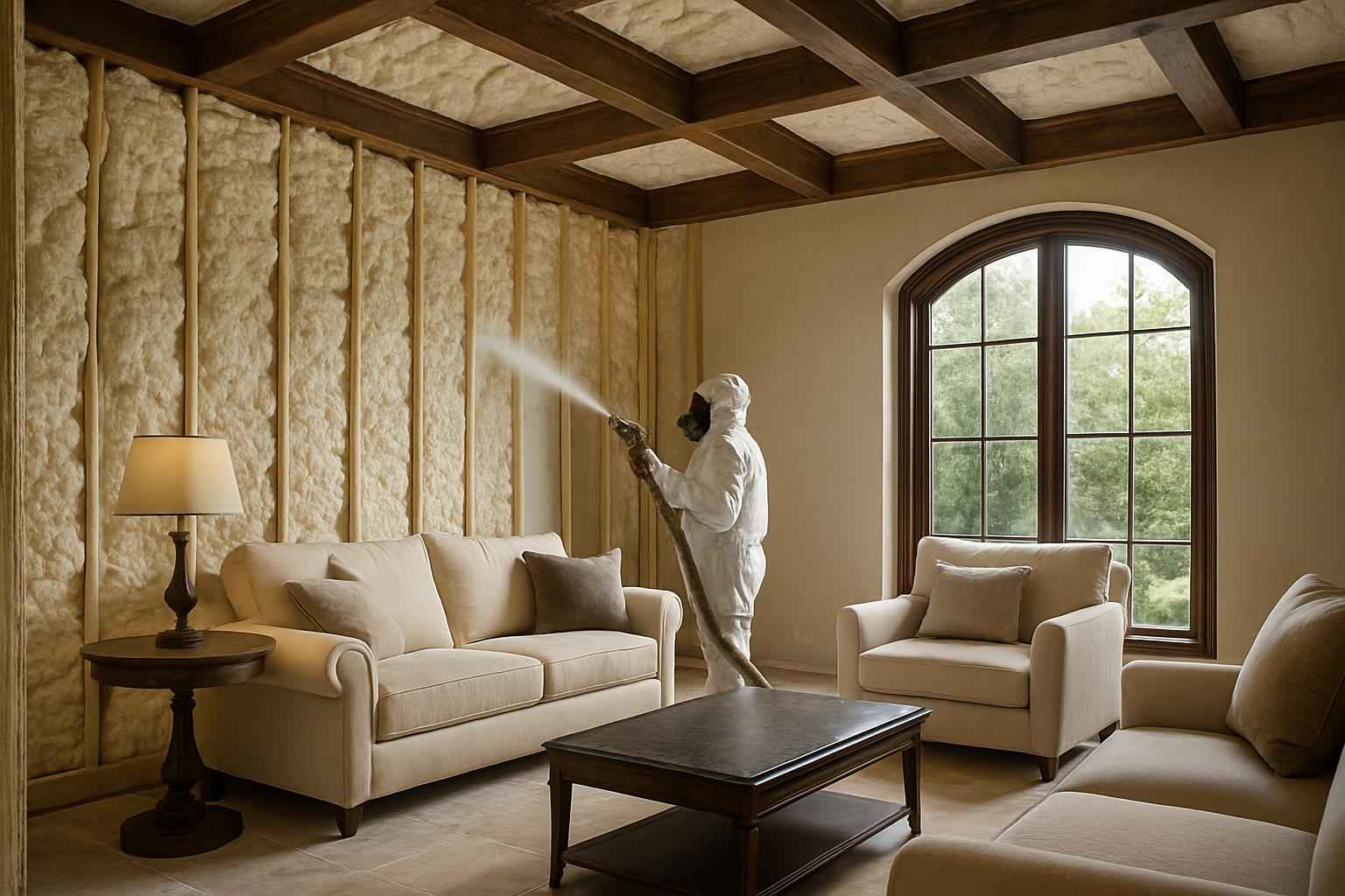 Tenant Finish Foam Insulation in Medina TX