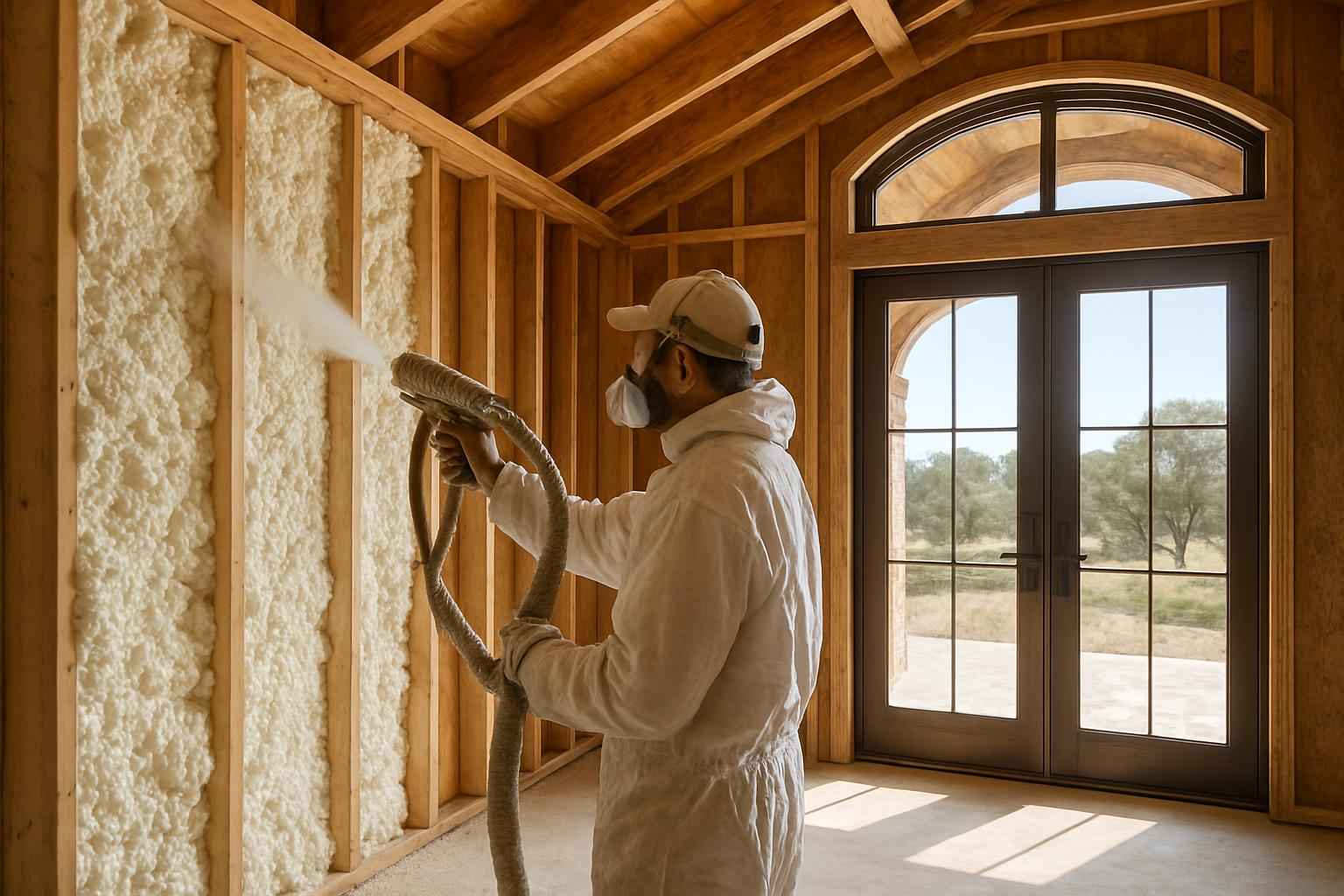 Tenant Finish Foam Insulation in Pontotoc TX