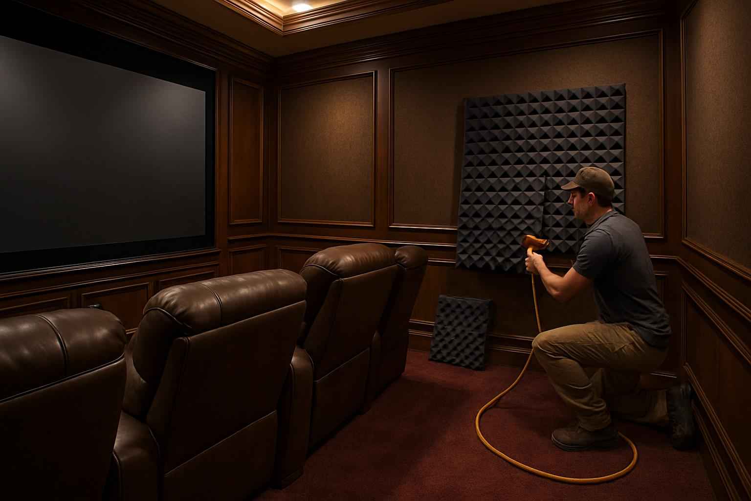Theater Room Foam Installer in Burnet TX