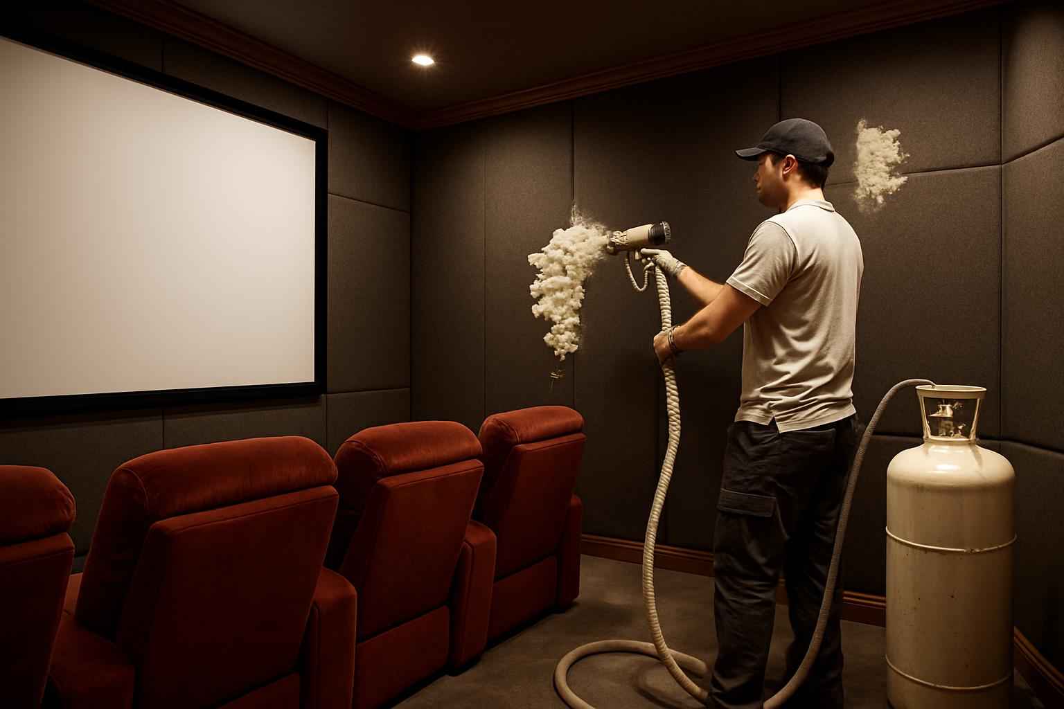 Theater Room Foam Installer in Cottonwood Shores TX