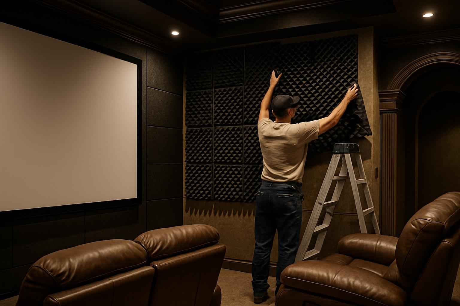 Theater Room Foam Installer in Medina TX