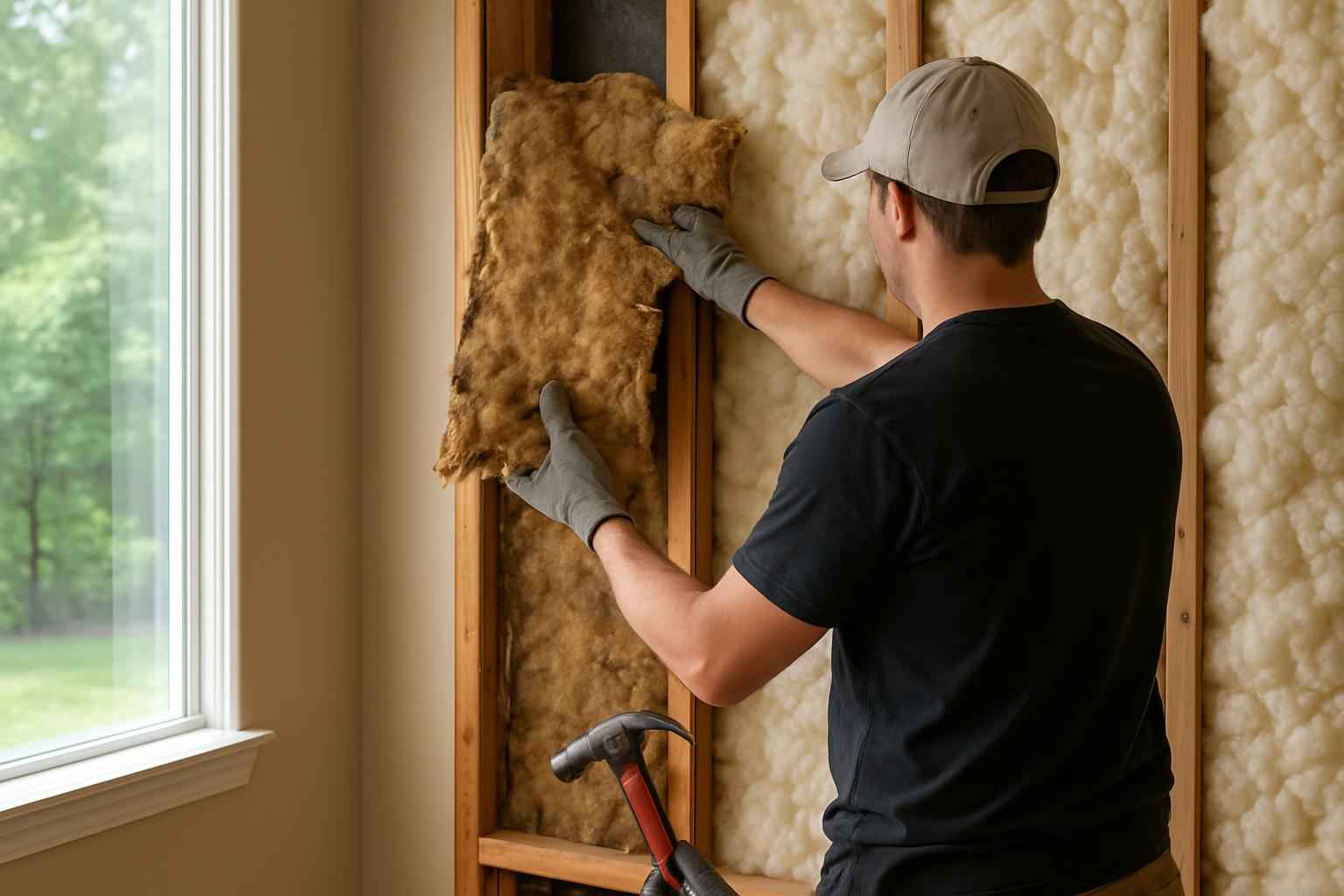 Wall Foam Insulation Repair in Burnet TX