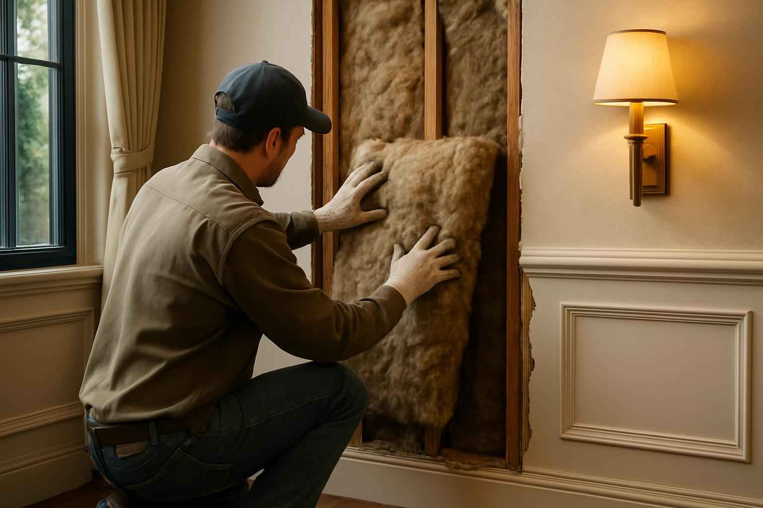 Wall Insulation Repair in Mason TX