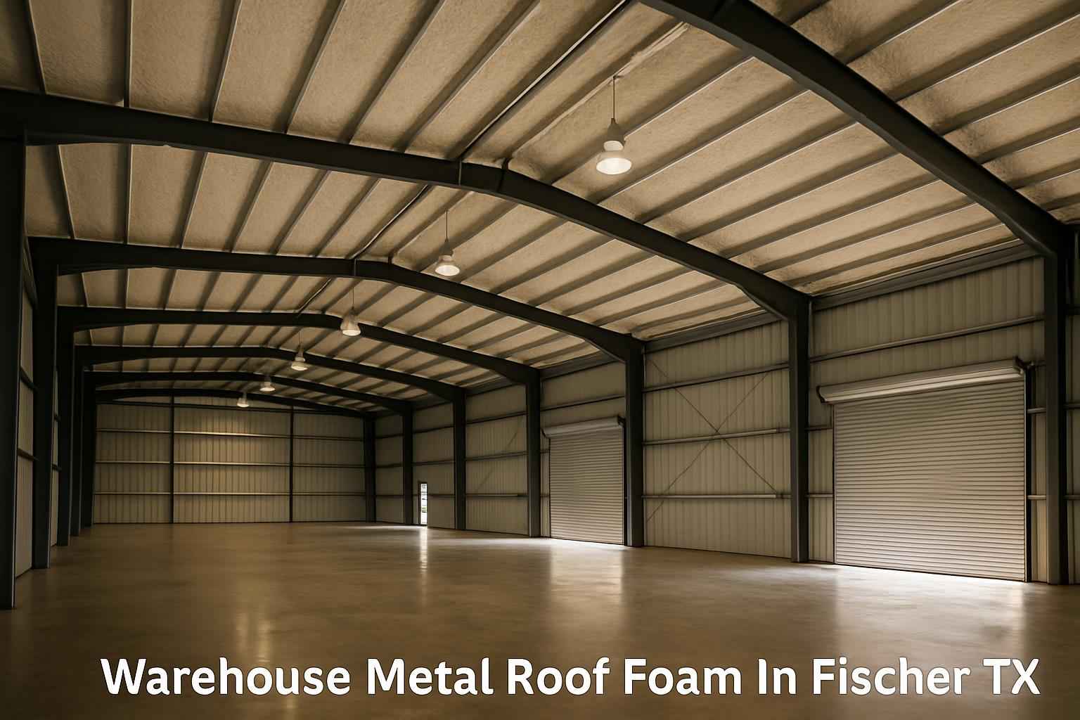 Warehouse Metal Roof Foam In Fischer TX