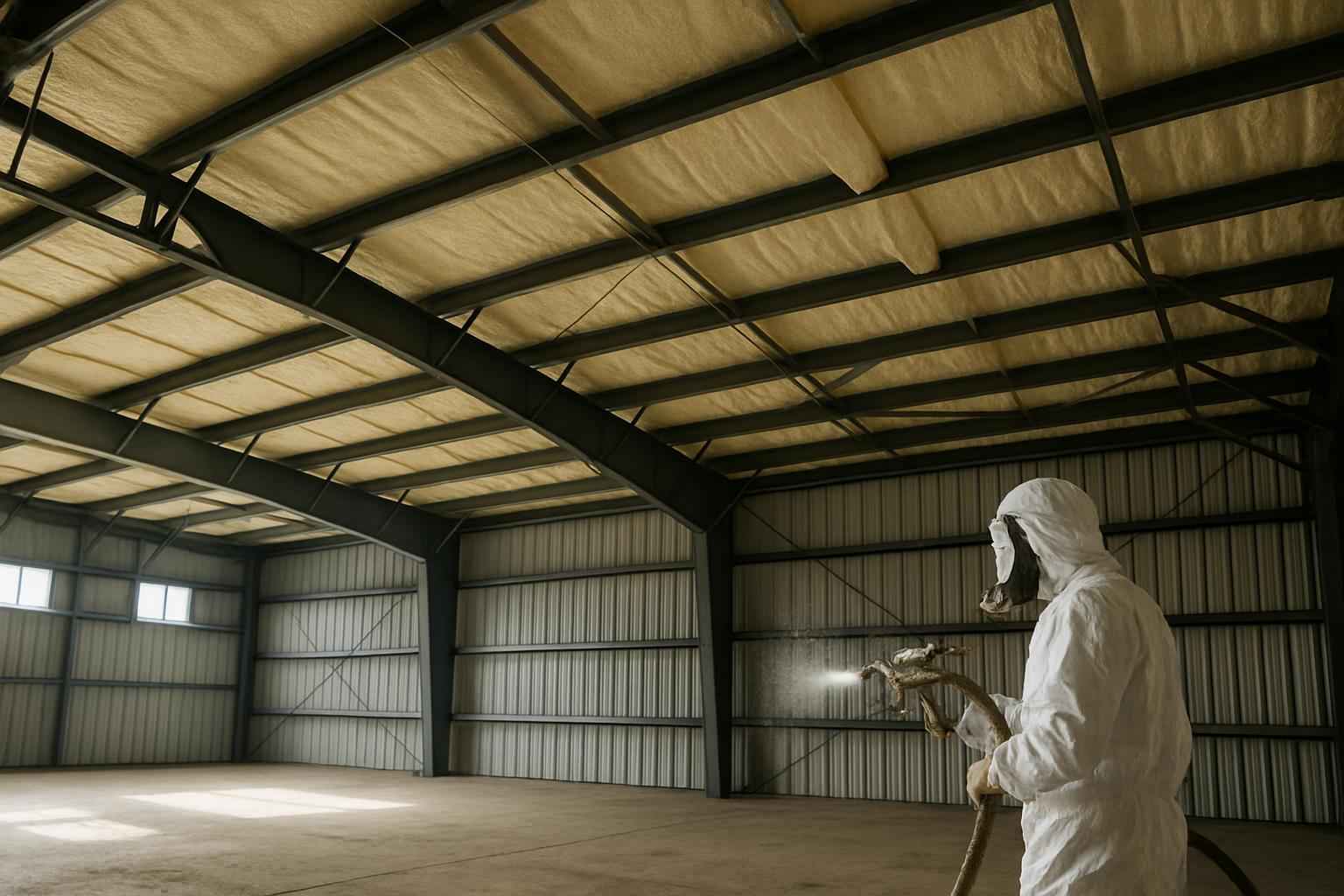 Warehouse Roof Foam Service in Burnet TX
