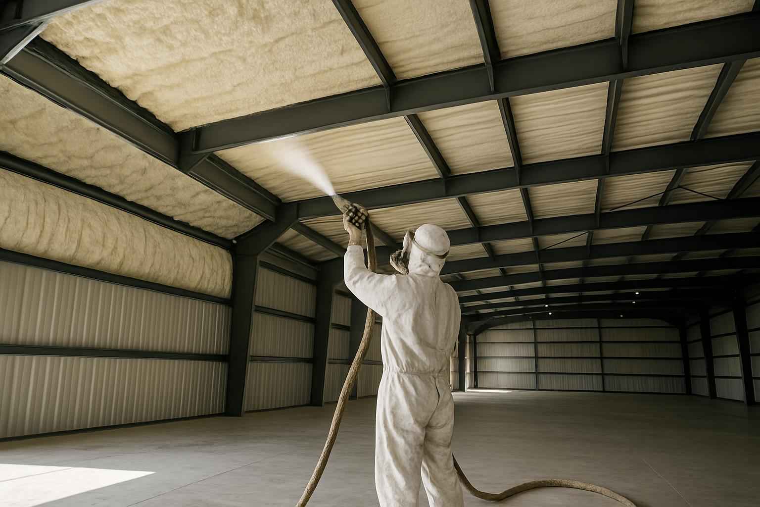 Warehouse Roof Foam Service in Marble Falls TX