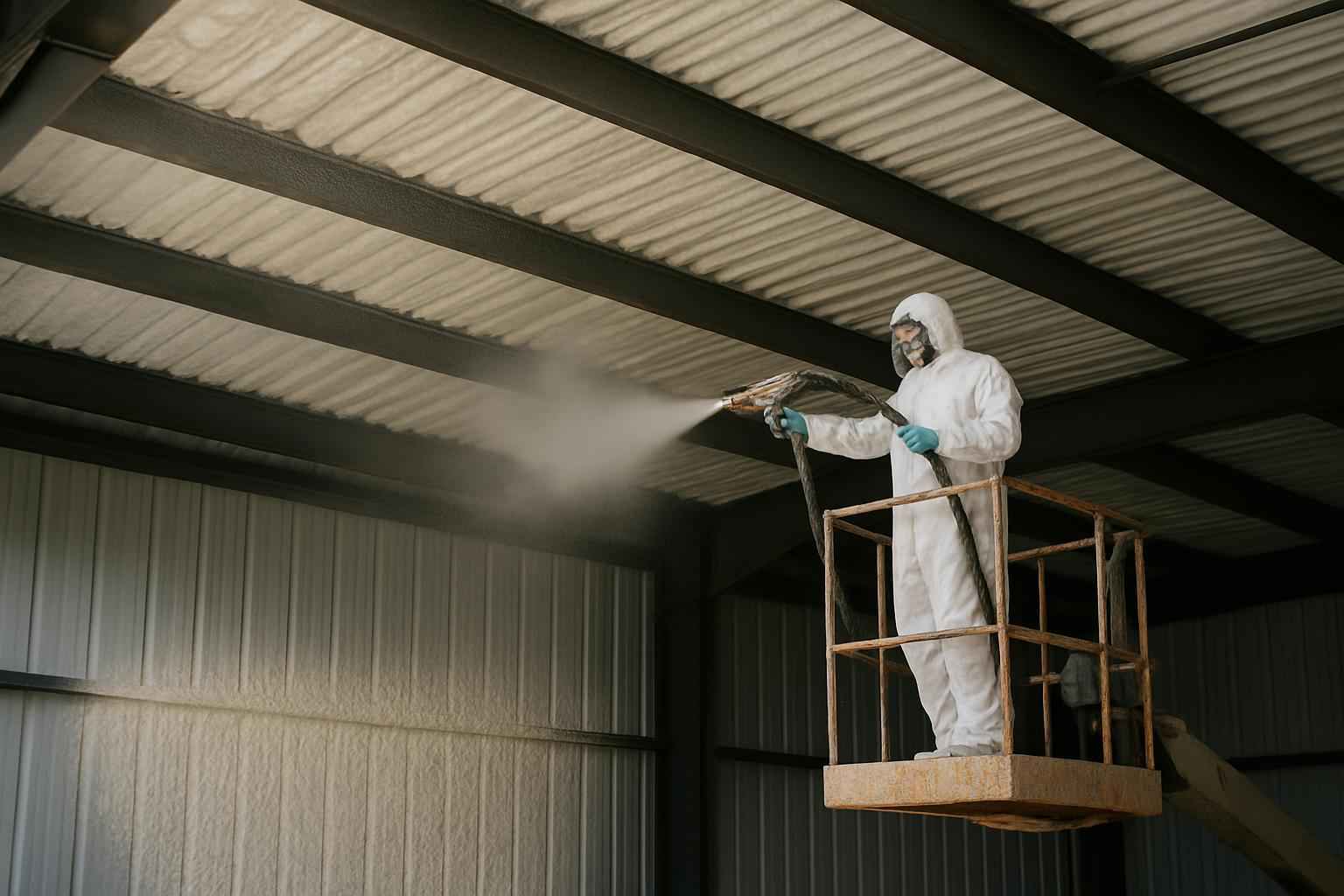 Warehouse Roof Foam Service in Medina TX