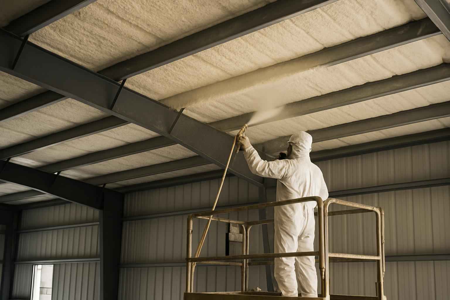 Warehouse Roof Foam Service in Pipe Creek TX