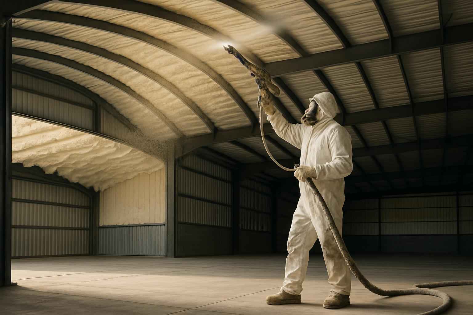 Warehouse Roof Foam Service in Pontotoc TX