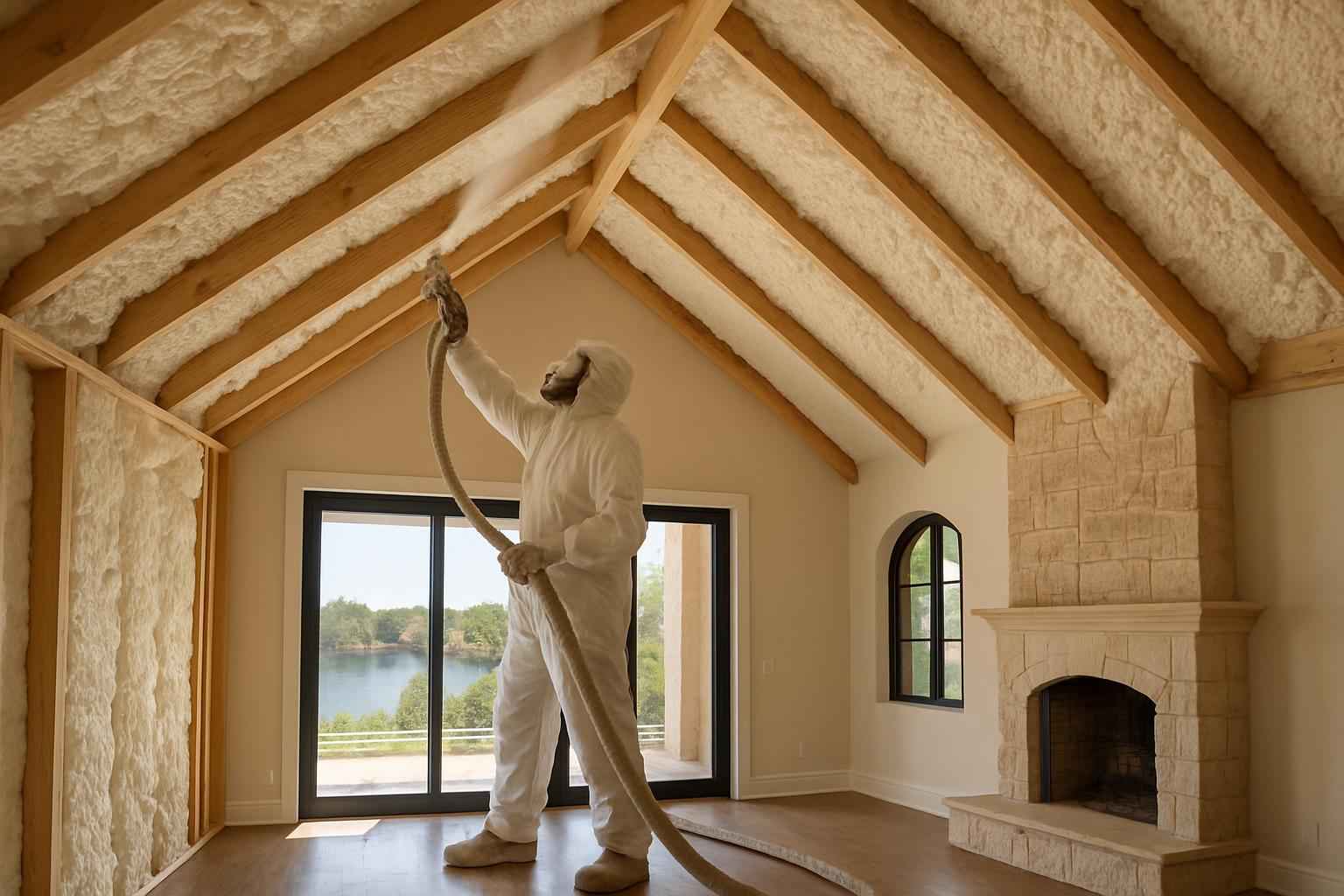 Whole Home Foam Installation in Cottonwood Shores TX